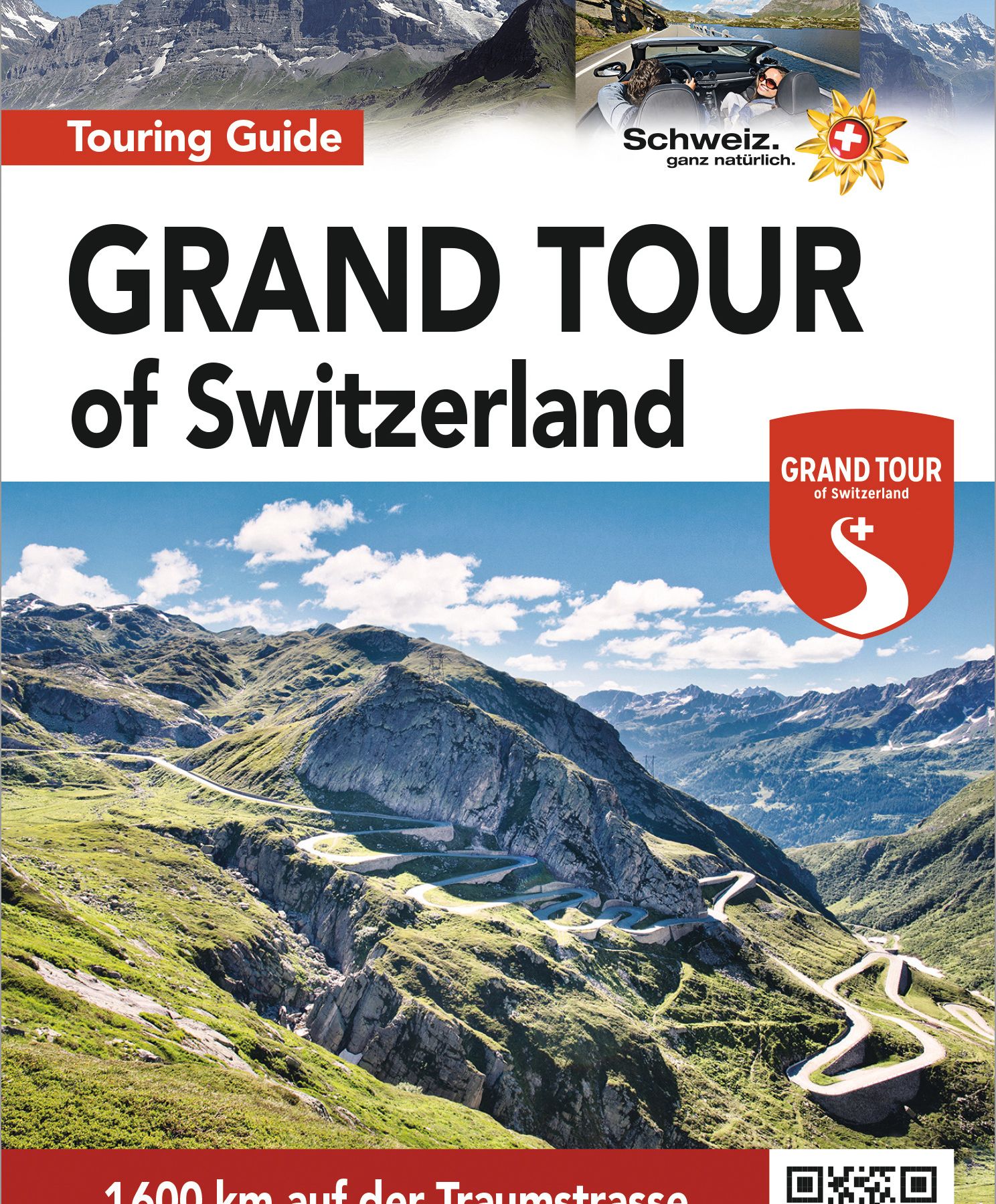 The Touring Map and Guide for Grand Tour of Switzerland Switzerland
